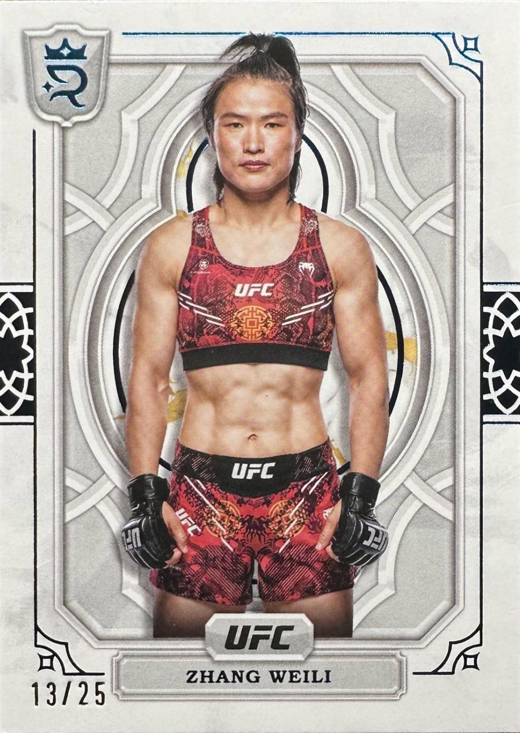 Zhang Weili 2024 Topps Royalty UFC Base #20 Blue