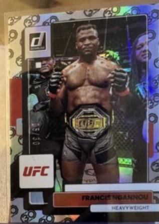 Francis Ngannou 2023 Panini Donruss UFC Base #190 30th Anniversary