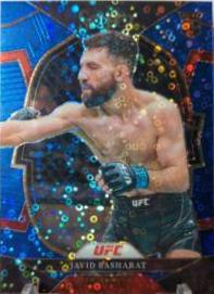 Javid Basharat 2023 Panini Select UFC Concourse #26 Blue Disco