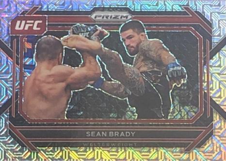 Sean Brady 2023 Panini Prizm UFC Base #51 Mojo