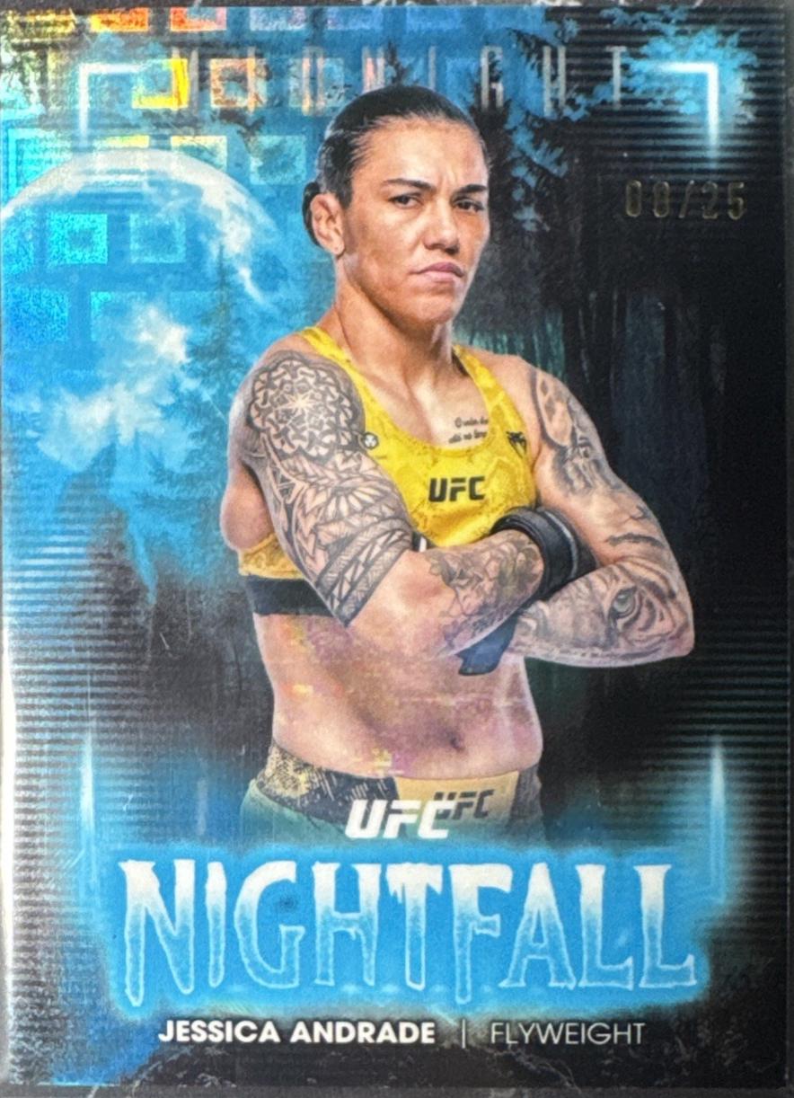Jessica Andrade 2025 Topps Midnight UFC Nightfall #NF-23 Moonrise