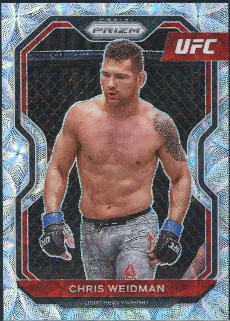 Chris Weidman 2021 Panini Prizm UFC Base #88 Premium