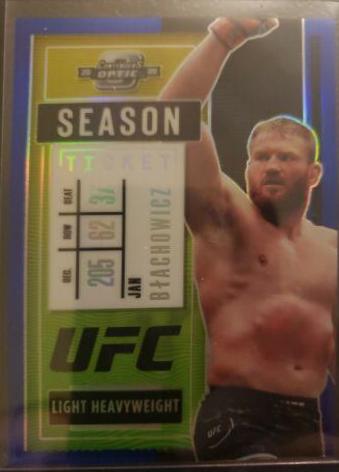 Jan Błachowicz 2021 Panini Chronicles UFC Base Crusade #227 Blue