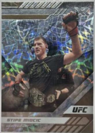 Stipe Miocic 2021 Panini Chronicles UFC Base XR #184 Asia