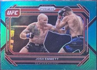 Josh Emmett 2023 Panini Prizm UFC Base #94 Teal