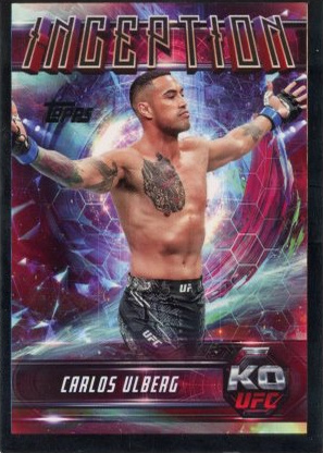 Carlos Ulberg 2025 Topps Knockout UFC Inception #IN-63 Red