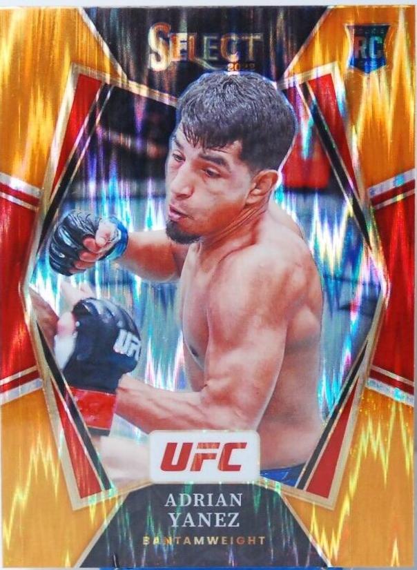 Adrian Yanez 2022 Panini Select UFC Premier Level #155 Orange Flash