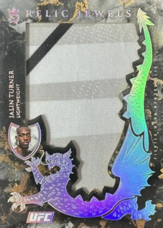 Jalin Turner 2025 Topps Royalty UFC Relic Jewels #RJ-JT Blue