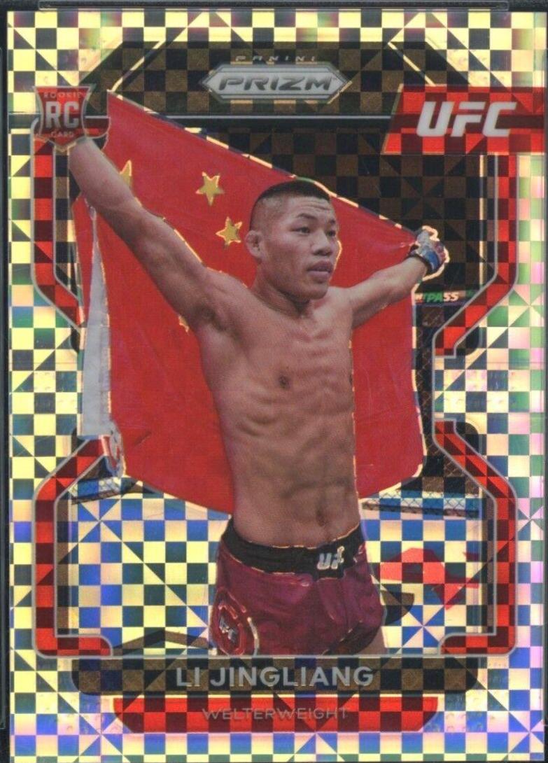 Li Jingliang 2022 Panini Prizm UFC Base #118 Octagon