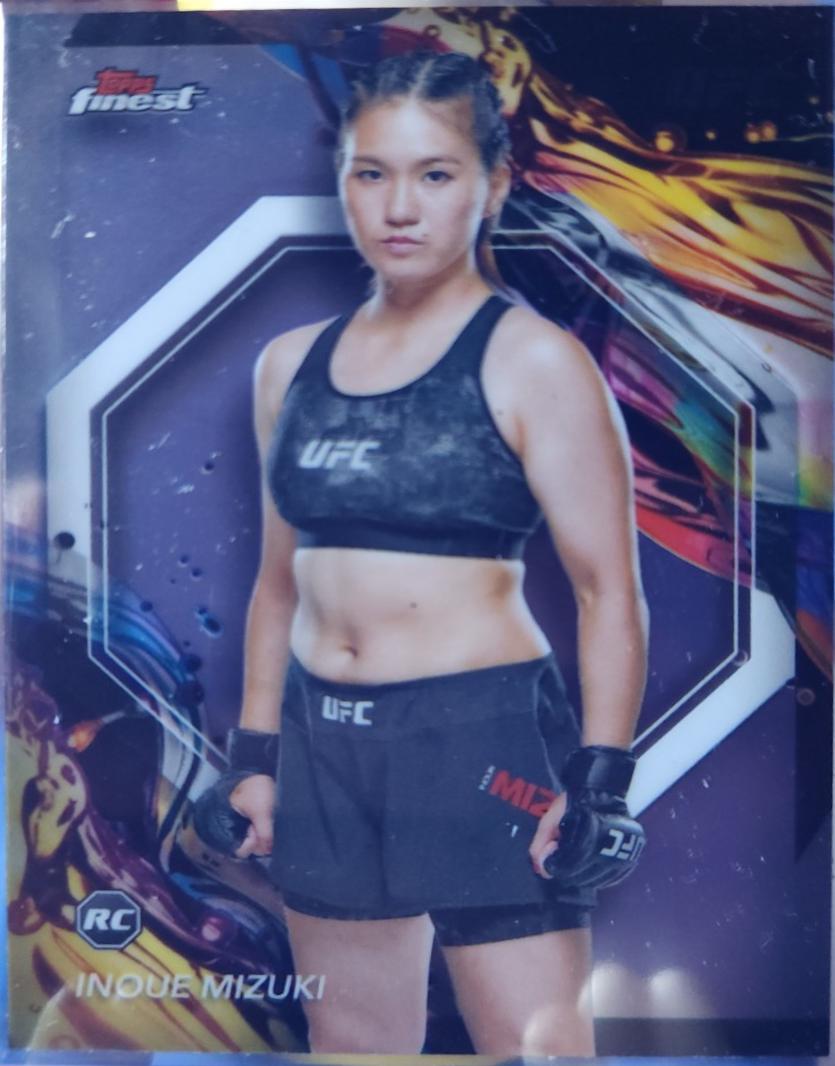 Inoue Mizuki 2024 Topps Finest UFC Base Uncommon #147 Refractor