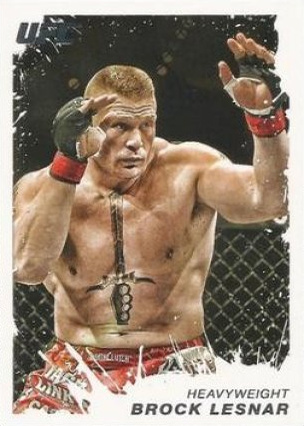 Brock Lesnar 2011 Topps UFC Moment of Truth Base #147 Ruby