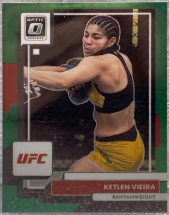 Ketlen Vieira 2023 Panini Donruss Optic UFC Base #42 Green