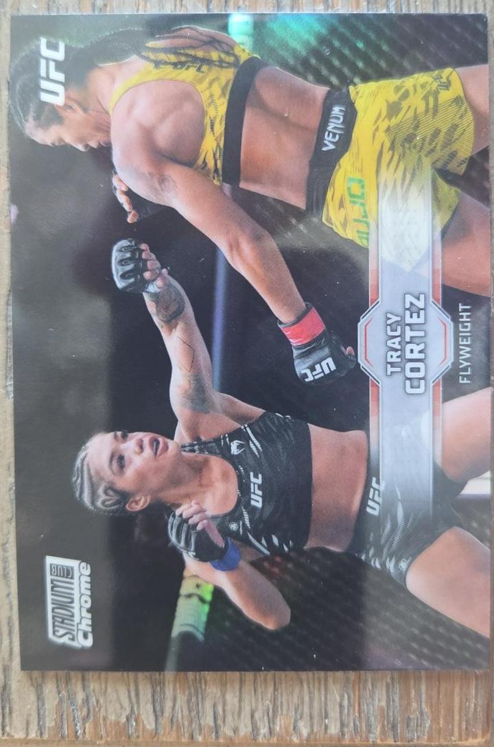 Tracy Cortez 2026 Topps Stadium Club UFC Chrome Base #CB-38 Refractor