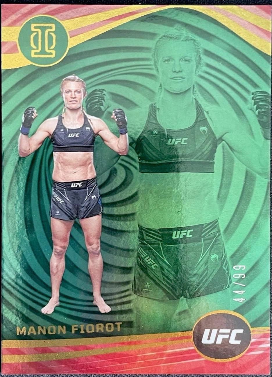 Manon Fiorot 2023 Panini Chronicles UFC Base Illusions #273 Green