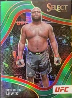 Derrick Lewis 2022 Panini Select UFC Octagonside #248 Green
