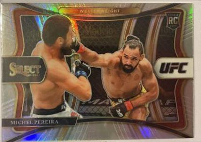 Michel Pereira 2021 Panini Select UFC Premier Level #187 Black Prizms