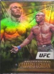Kamaru Usman 2021 Panini Chronicles UFC Base XR #188 Platinum