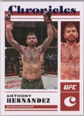 Anthony Hernandez 2023 Panini Chronicles UFC Base Chronicles #83 Platinum