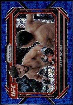Matt Schnell 2023 Panini Prizm Under Card UFC Base #57 Blue