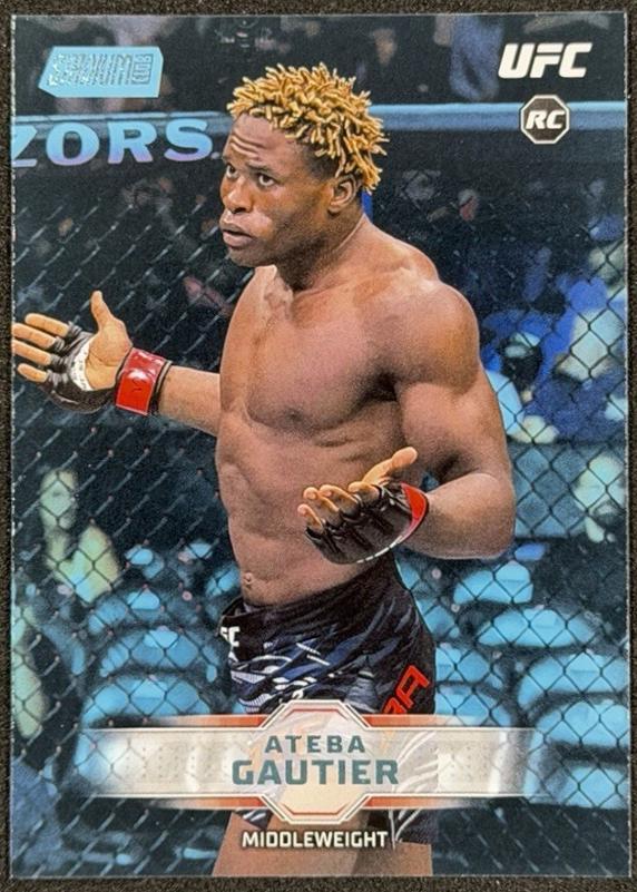 Ateba Gautier 2026 Topps Stadium Club UFC Base #173 Light Blue