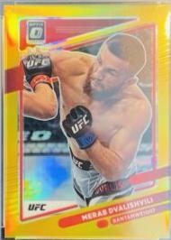 Merab Dvalishvili 2022 Panini Donruss Optic UFC Base #85 Gold