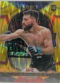Javid Basharat 2023 Panini Select UFC Concourse #26 Gold Flash