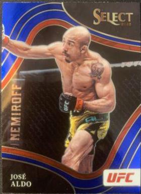José Aldo 2022 Panini Select UFC Octagonside #235 Blue Prizm