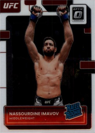 Nassourdine Imavov 2023 Panini Donruss Optic UFC Base #103 Gold Vinyl