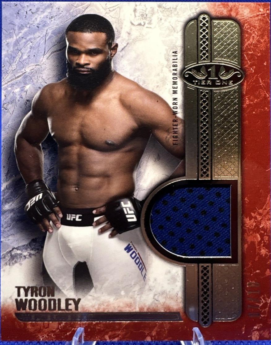 Tyron Woodley 2017 Topps UFC Knockout Tier One Relics #T1R-TW Red