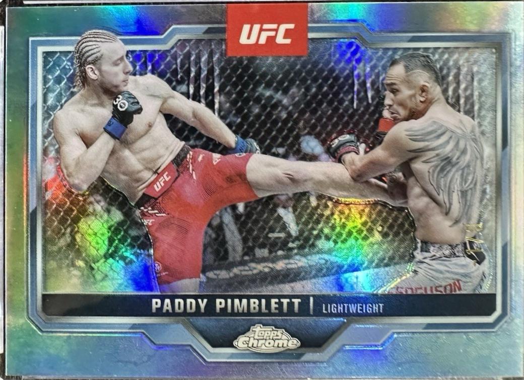 Paddy Pimblett 2025 Topps Chrome UFC Base #177 FrozenFractor