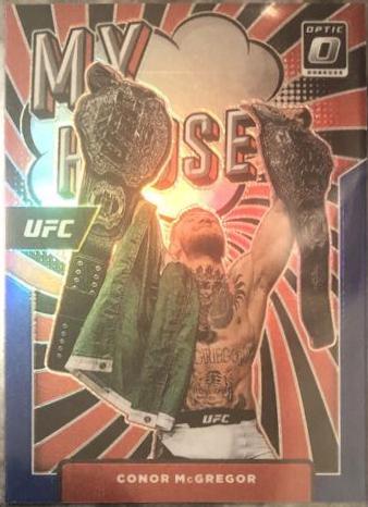 Conor McGregor 2022 Panini Donruss Optic UFC My House #2 Blue