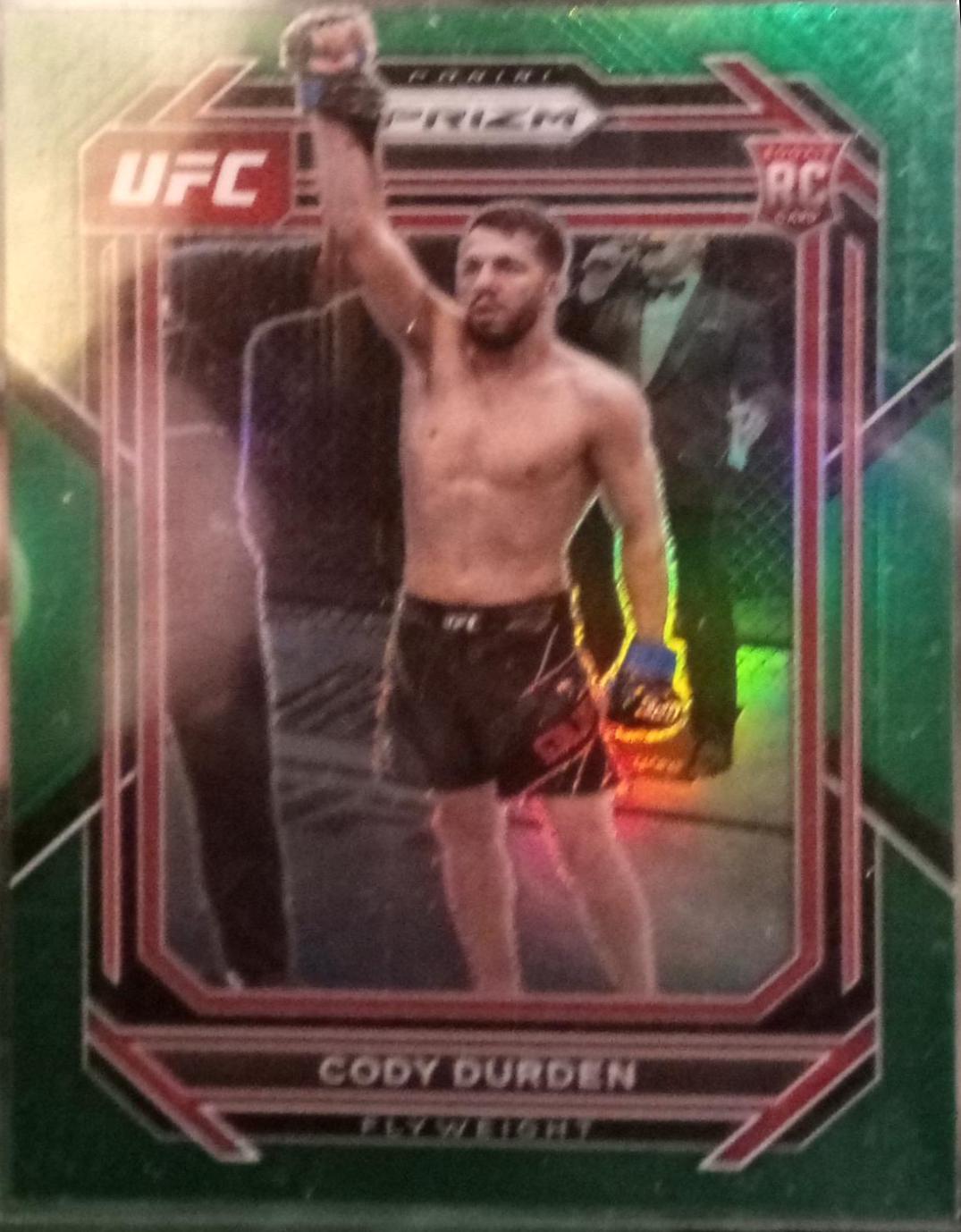 Cody Durden 2023 Panini Prizm UFC Base #112 Green