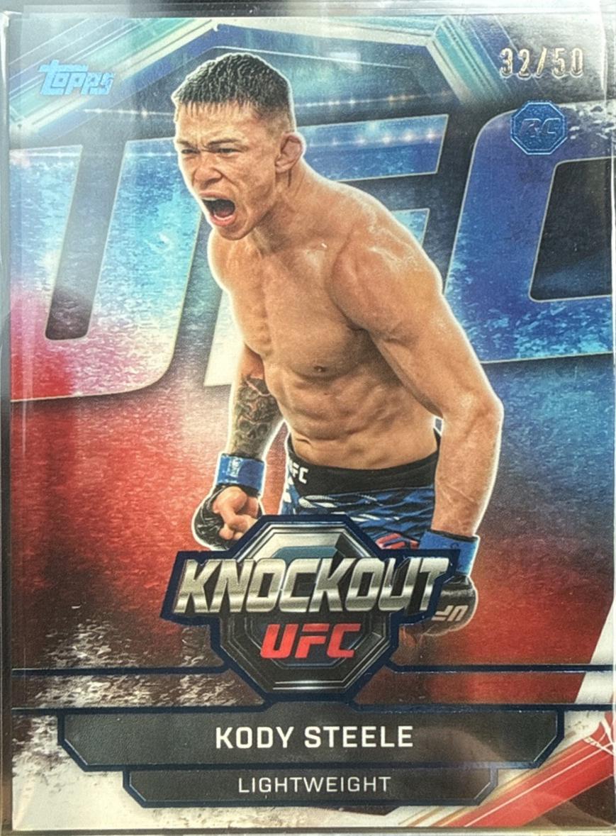 Kody Steele 2026 Topps Knockout UFC Base #45 Blue