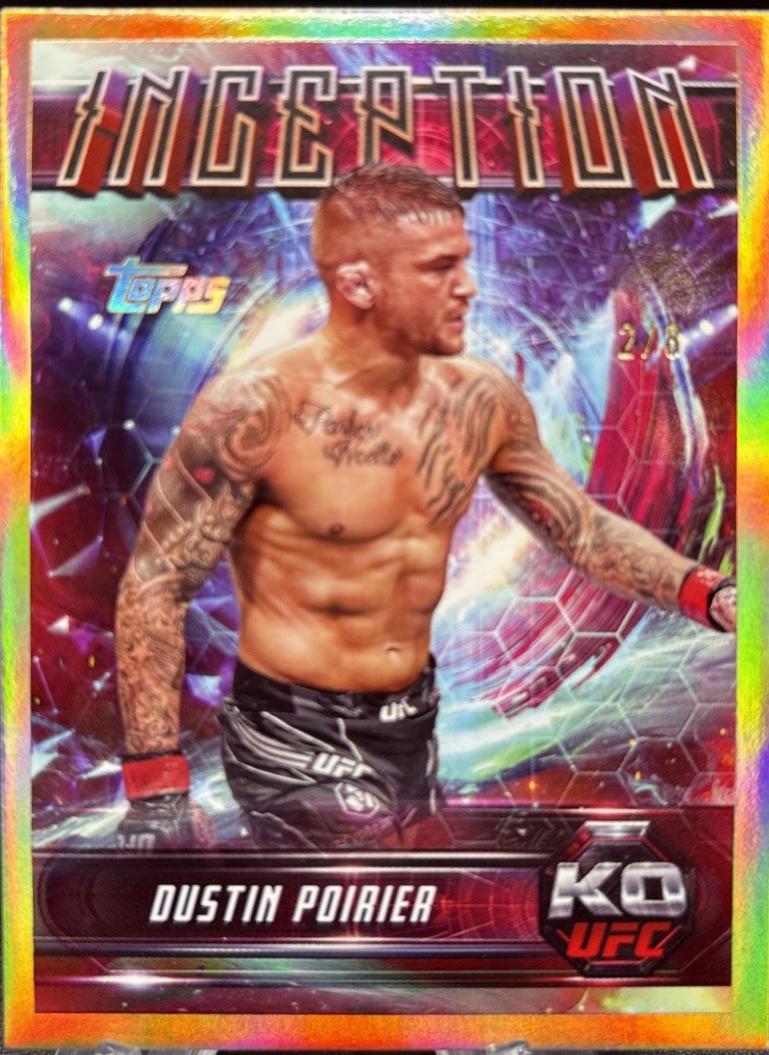 Dustin Poirier 2025 Topps Knockout UFC Inception #IN-66 Gold