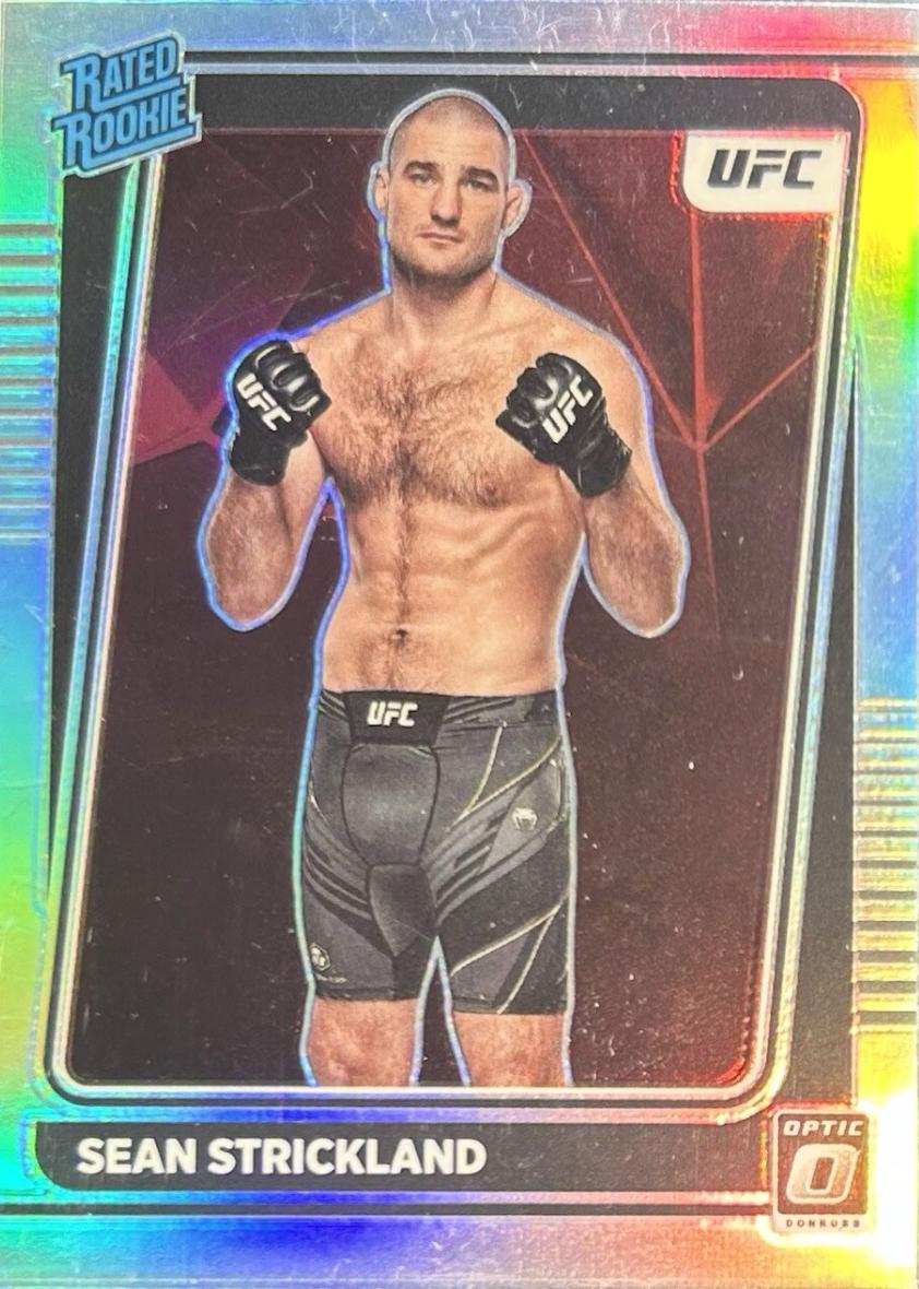 Sean Strickland 2022 Panini Donruss Optic UFC Base #111 Holo