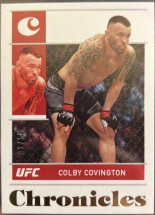 Colby Covington 2022 Panini Chronicles UFC Base Chronicles #51 Gold