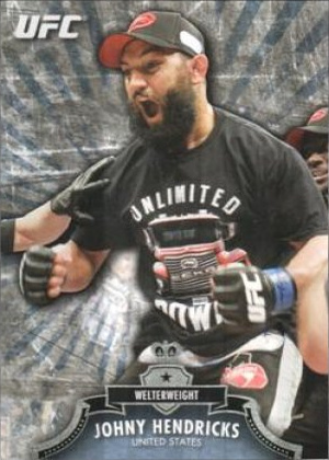Johny Hendricks 2012 Topps UFC Bloodlines Base #133 Platinum