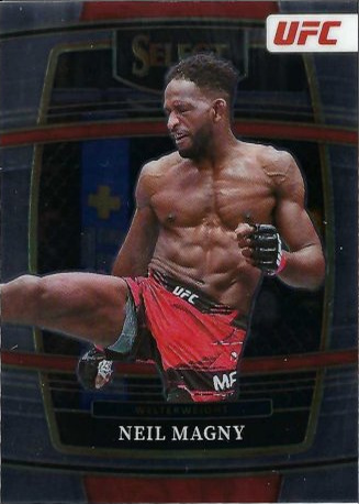 Neil Magny 2022 Panini Select UFC Concourse #86 Gold