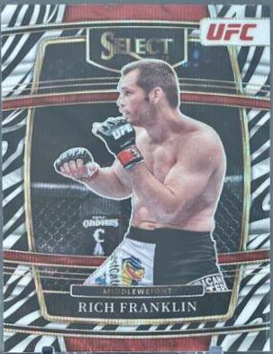 Rich Franklin 2022 Panini Select UFC Concourse #72 Zebra