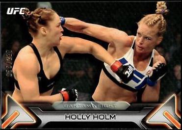 Holly Holm 2016 Topps UFC Knockout Base #1 Silver
