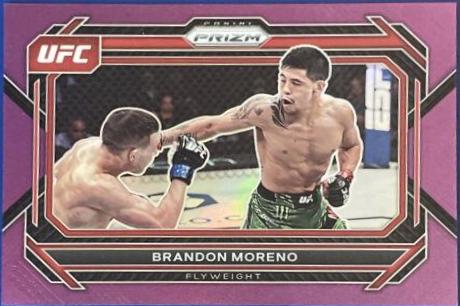 Brandon Moreno 2023 Panini Prizm UFC Base #38 Purple