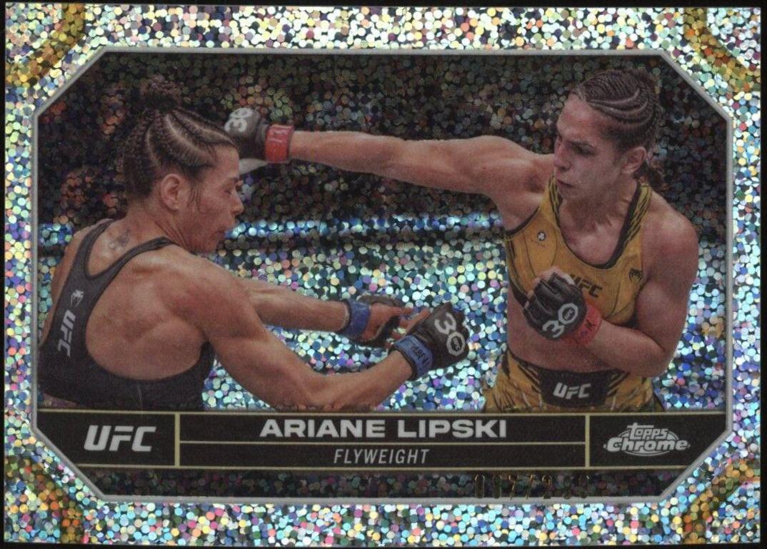 Ariane da Silva 2024 Topps Chrome UFC Base #103 Speckle Refractor