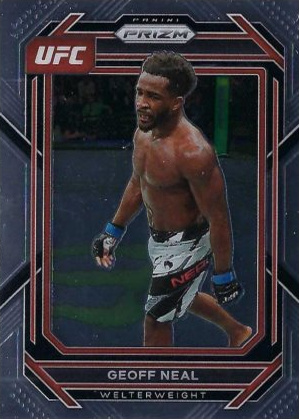 Geoff Neal 2023 Panini Prizm UFC Base #127 Hyper