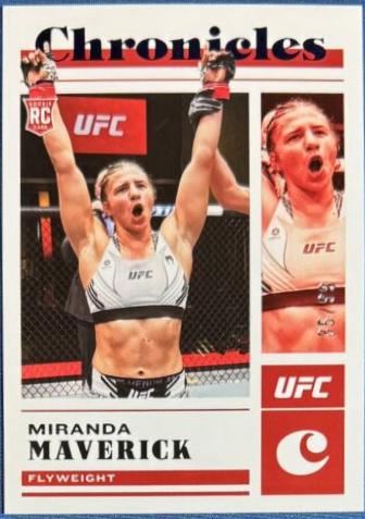 Miranda Maverick 2023 Panini Chronicles UFC Base Chronicles #82 Blue