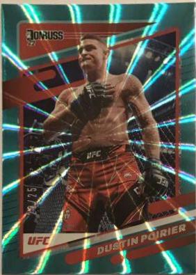 Dustin Poirier 2022 Panini Donruss UFC Base #29 Teal