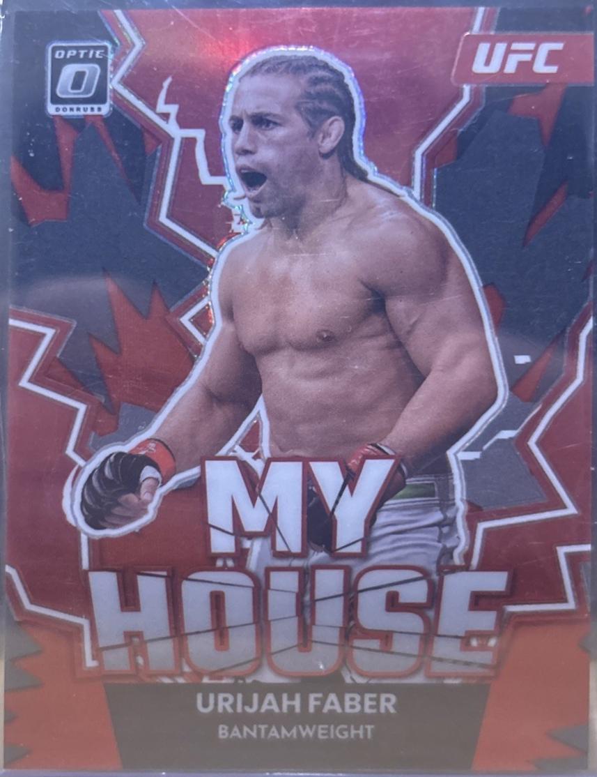 Urijah Faber 2023 Panini Donruss Optic UFC My House #25 Red