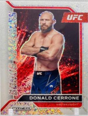 Donald Cerrone 2022 Panini Prizm UFC Bonus Machines #5 White Sparkle