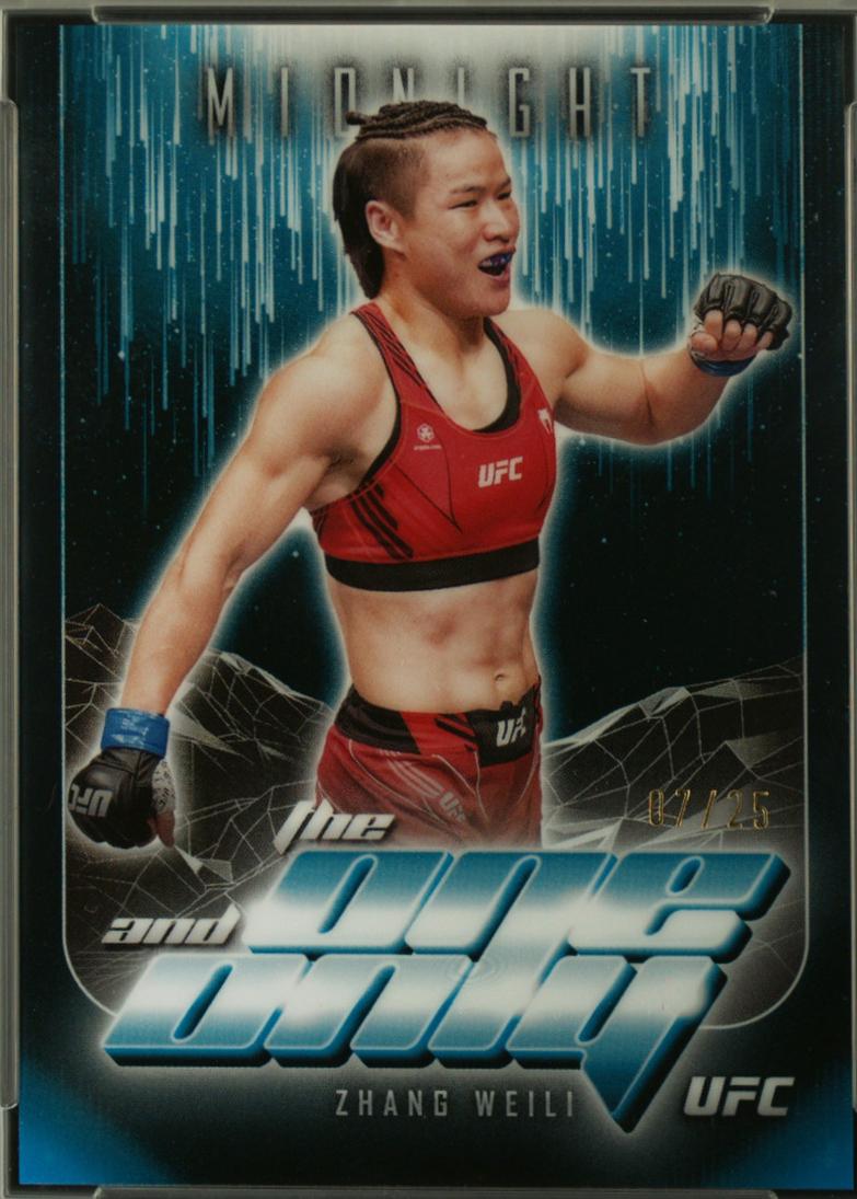 Zhang Weili 2024 Topps Midnight UFC The One and Only #TO-28 Moonrise