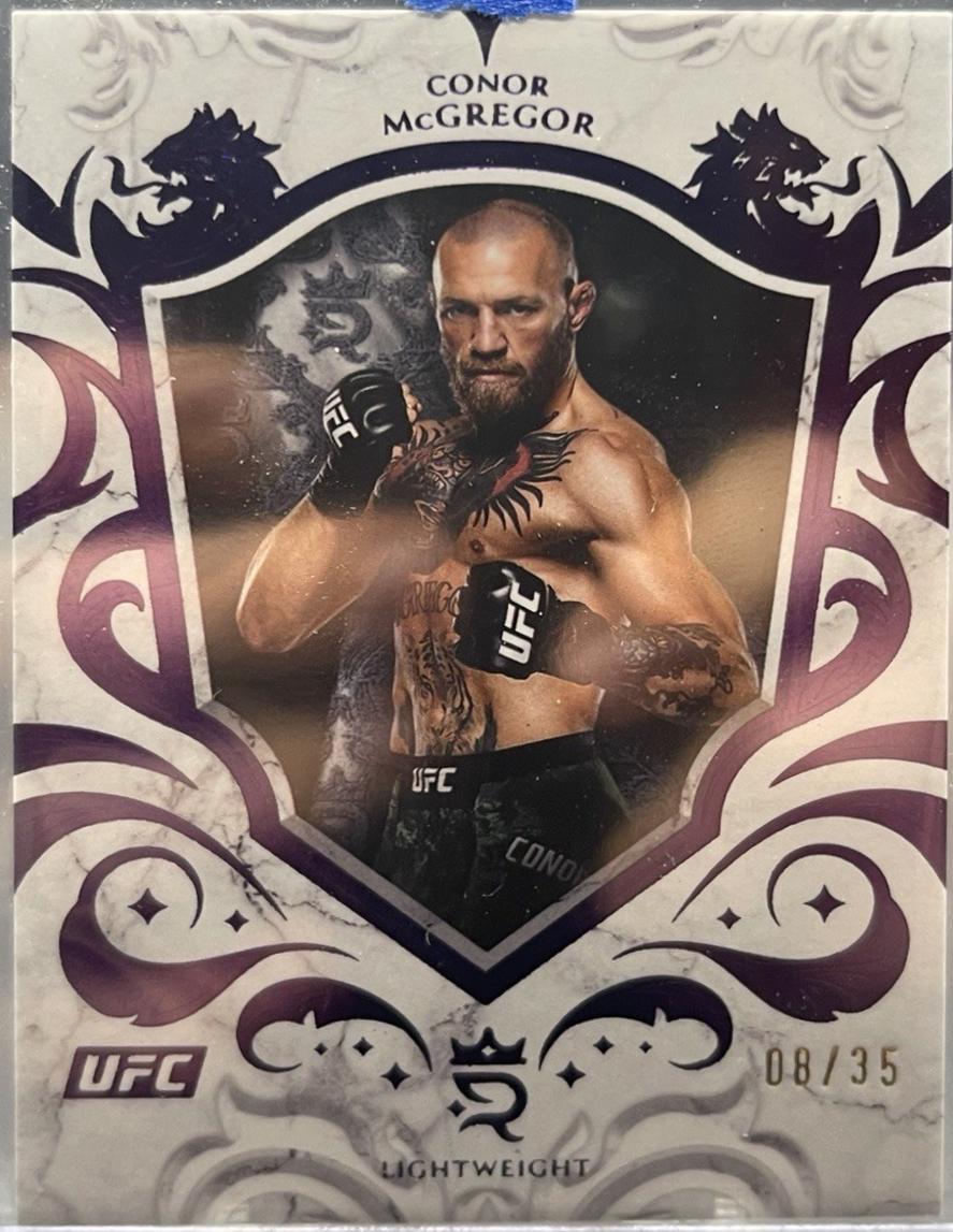 Conor McGregor 2025 Topps Royalty UFC Base #49 Purple