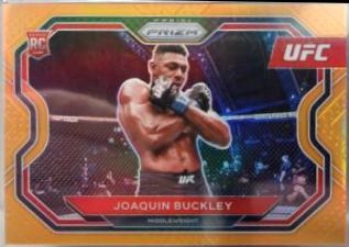 Joaquin Buckley 2021 Panini Prizm UFC Base #190 Orange
